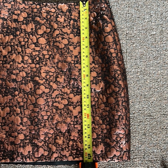 RW&CO metallic copper short skirt - Picture 5 of 6